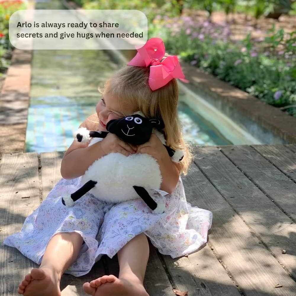 Plush First Aid for Home - Aid Kit for Kids - Toddler First Aid Kit - Mini Boo Boo Kit – Emergency First Aid Kit Classroom – Arlo Sheep Plush Bag