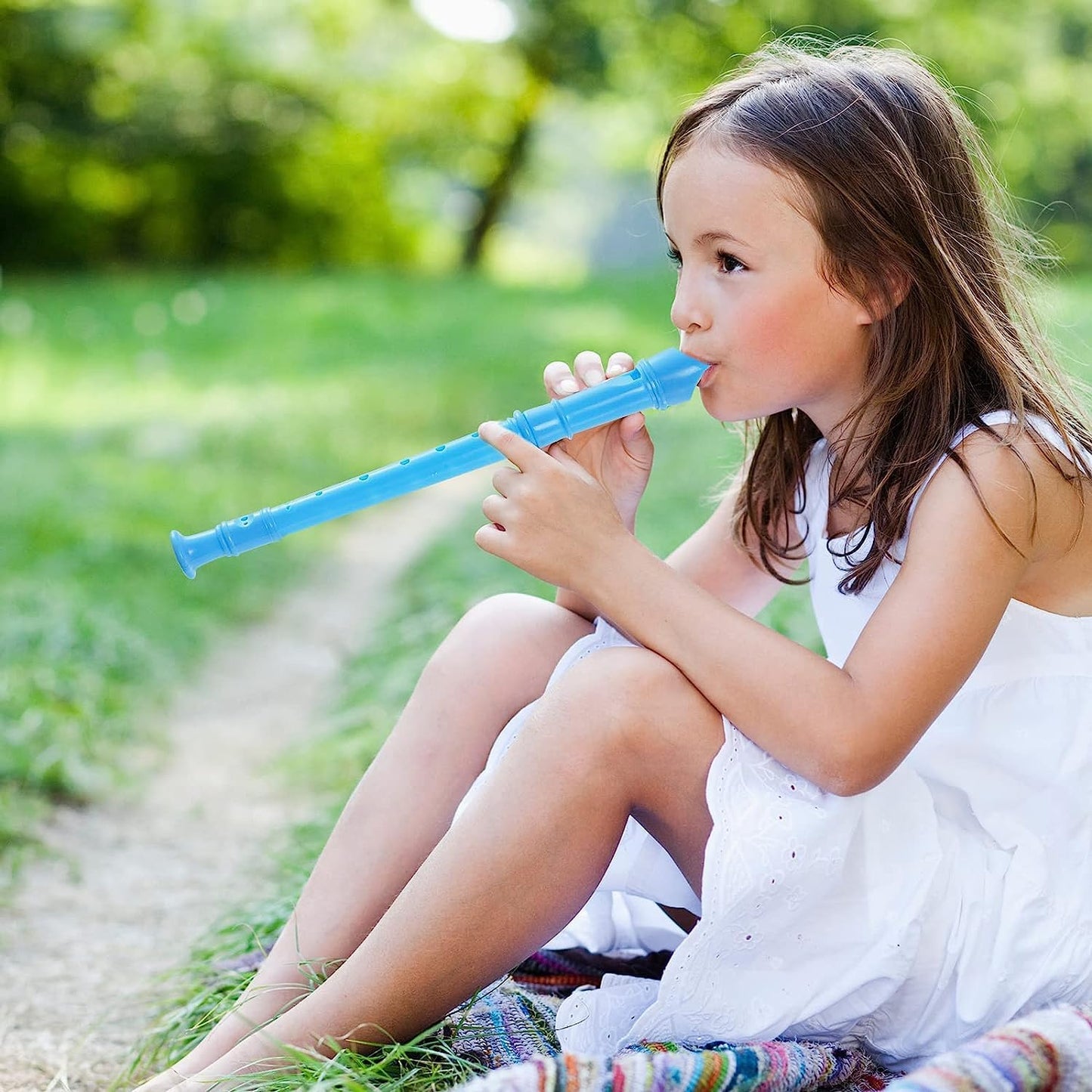 12 Pack 8 Hole Soprano Recorders Descant Flute With Cleaning Rod German Style for Beginner Graduation or Back to School Gift (multi color 1)