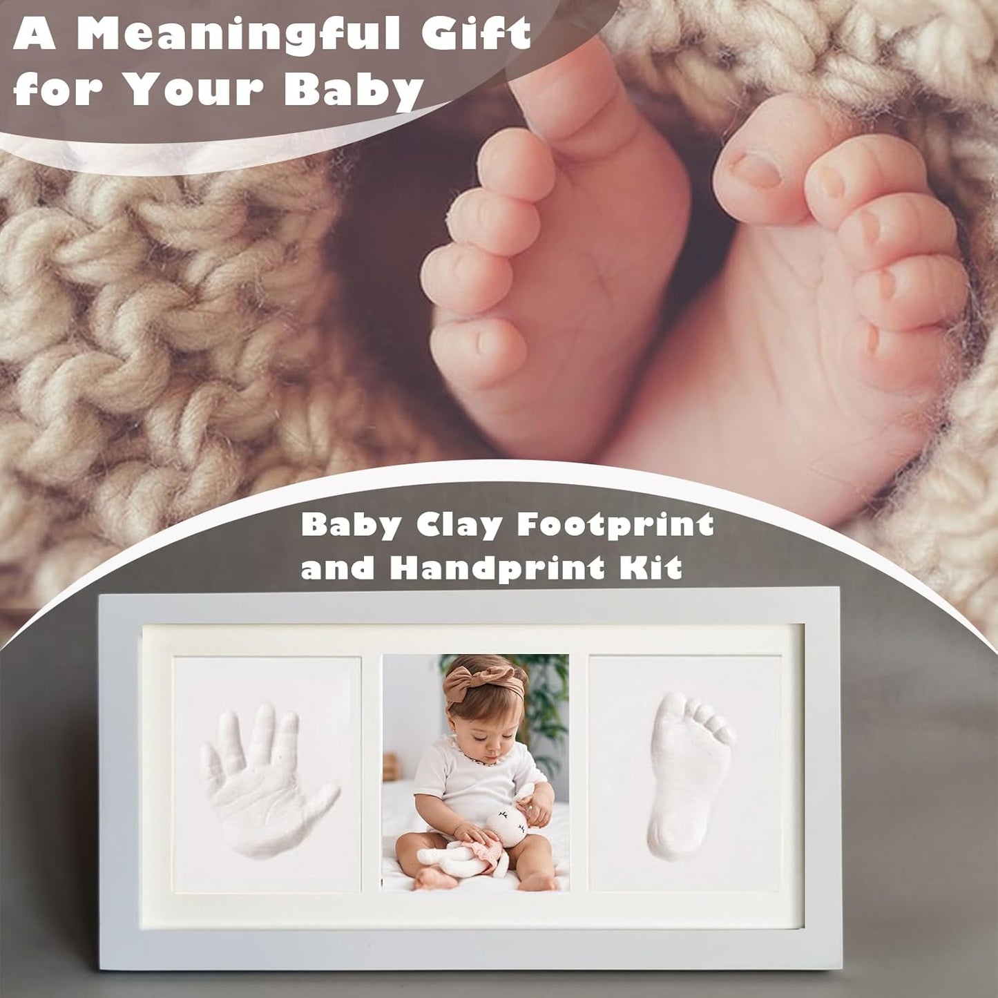 Inkless Newborn Hand & Footprint Kit - Baby Paw Print Gift